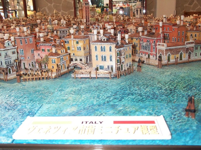 ヴェネツィア市街地の模型